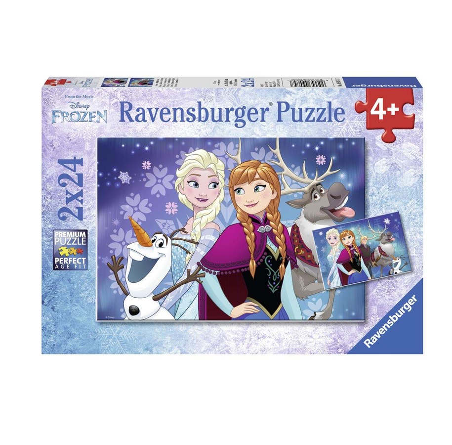 Palapelit - Ravensburger Disney Frozen Northern lights 2x24st. - 90747