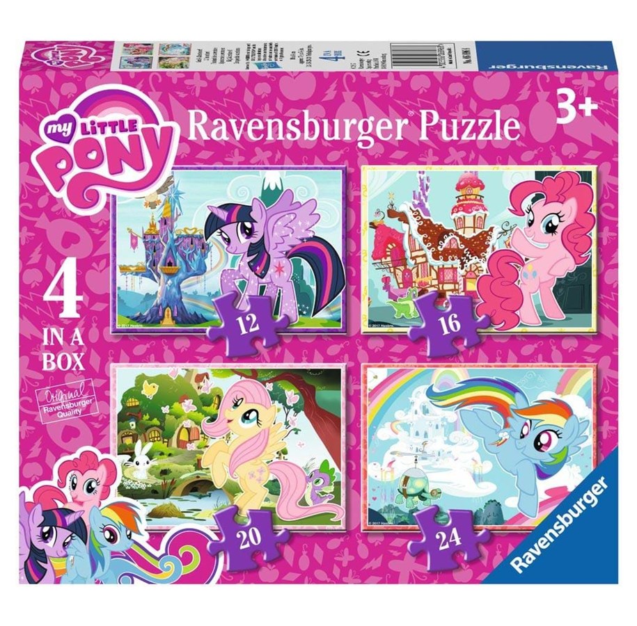 Palapelit - Ravensburger My Little Pony Puzzle 4in1 - 68968