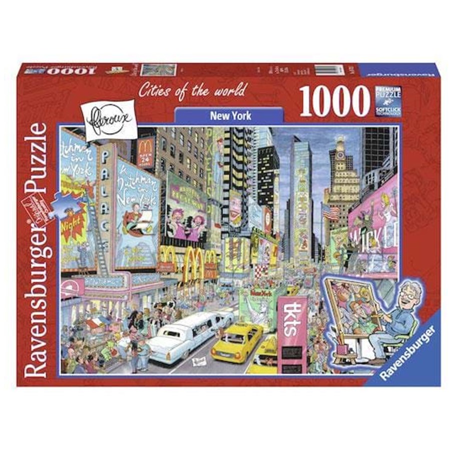 Palapelit - Ravensburger Fleroux New York 1000 kappaletta. - 197323