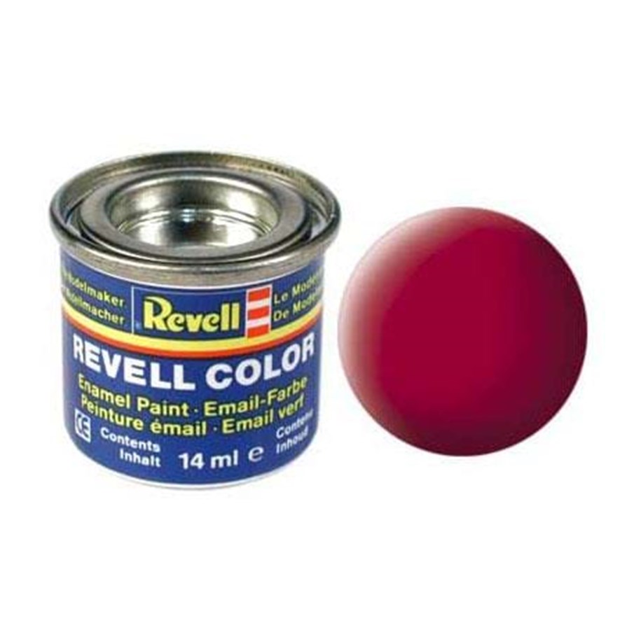 Pienoismallit - Revell enamel paint # 36-crimson Punainen Mat - MR-32136