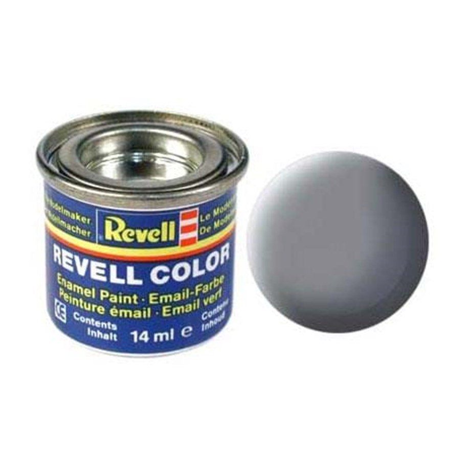 Pienoismallit - Revell enamel paint # 47-dust Harmaa Mat - MR-32147