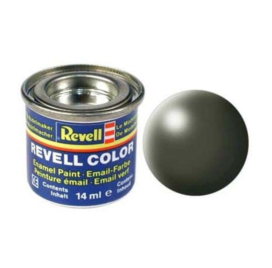 Pienoismallit - Revell enamel paint # 361-olive Vihreä silk Matt - 32361