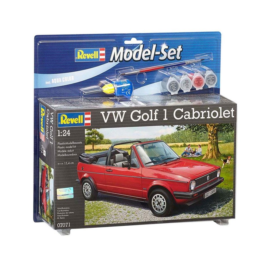 Pienoismallit - Revell Model Set VW Golf 1 Cabrio - 67071