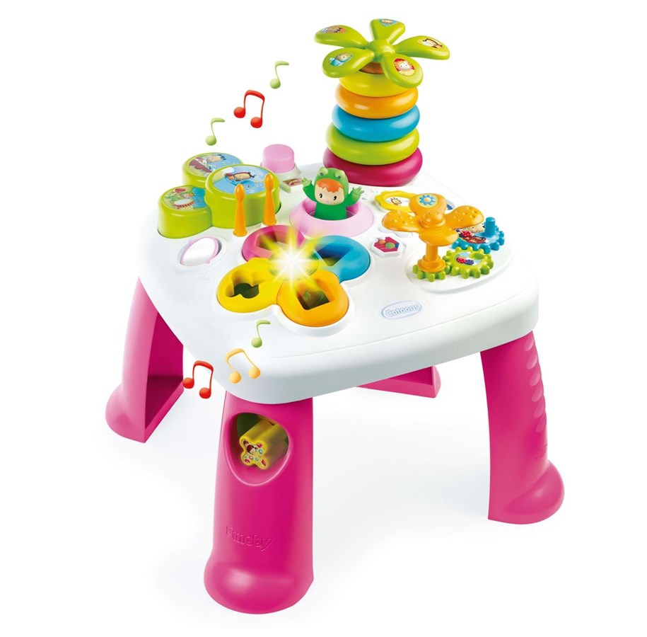 Vauva- ja taaperolelut - Smoby Cotoons  Activities Table-Pink - 211170