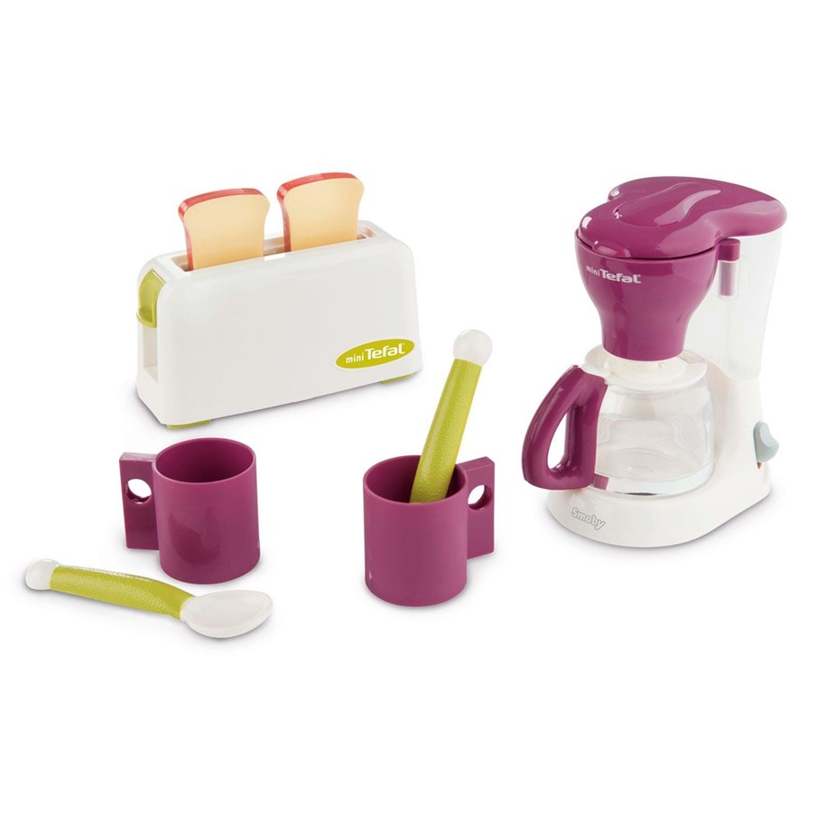 Leikkikeittiöt ja tarvikkeet - Smoby Tefal Self-service Breakfast Kit - 310507