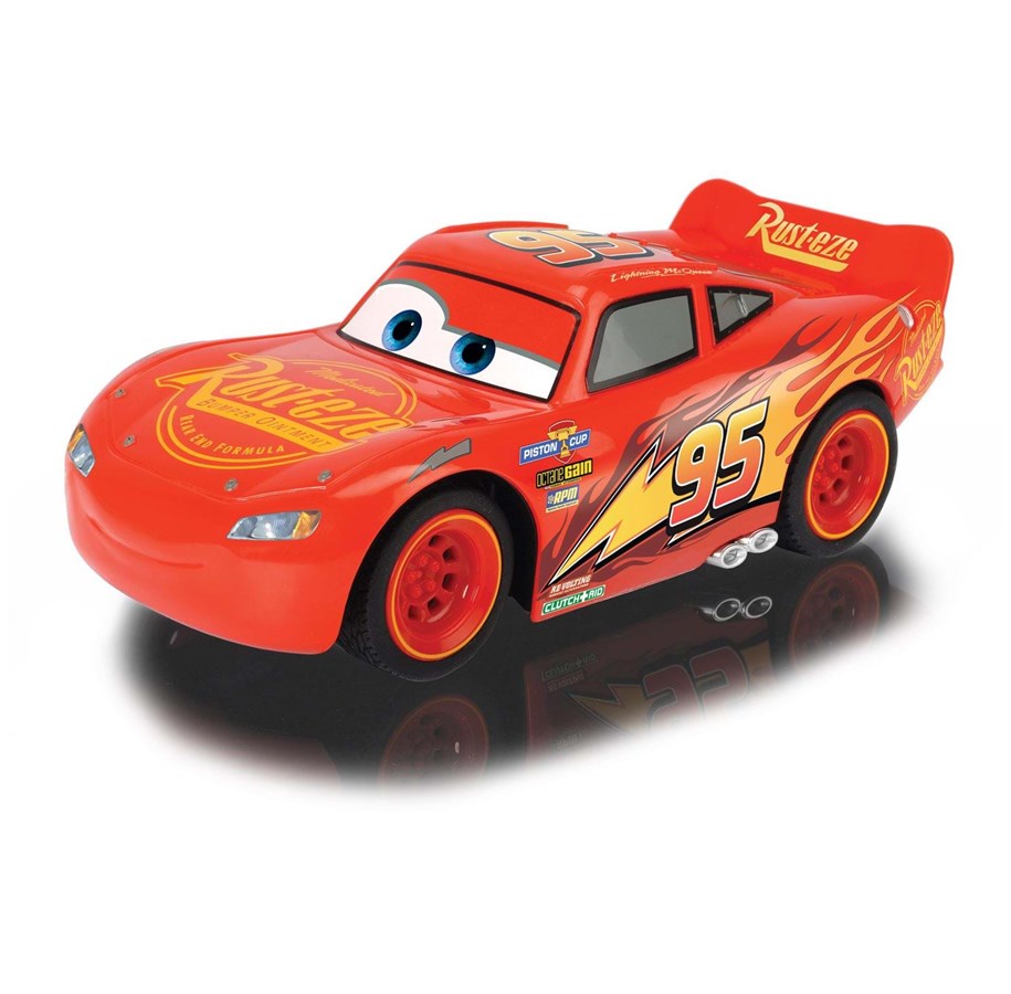 Kauko-ohjattavat - Dickie RC Cars 3 Turbo Racer Lightning McQueen - 203084003