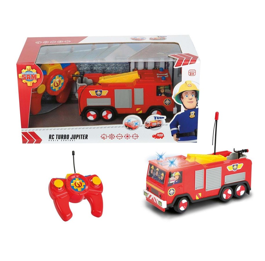 Leluautot - Dickie Fireman Sam Jupiter RC Turbo - 203099612