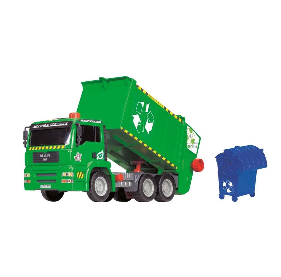 Leluautot - Dickie Air Pump Garbage Truck - 203805000