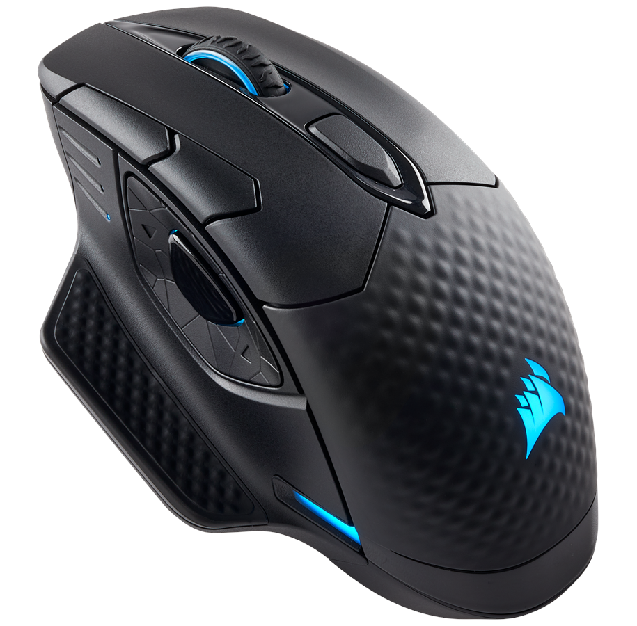 Hiiret - Corsair Dark Core RGB - Pelihiiri - Optinen - 9 painiketta - Musta RGB-valolla - CH-9315011-EU