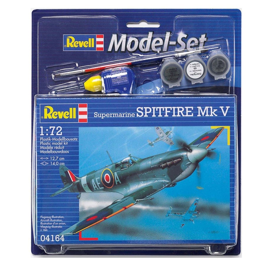 Pienoismallit - Revell Mallinrakennussarja - Spitfire Mk V - 64164