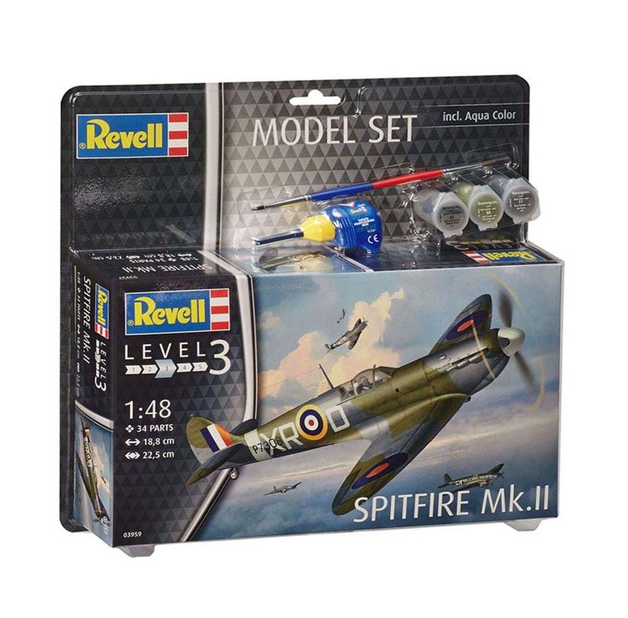 Pienoismallit - Revell Model Set Spitfire Mk.II - 63959