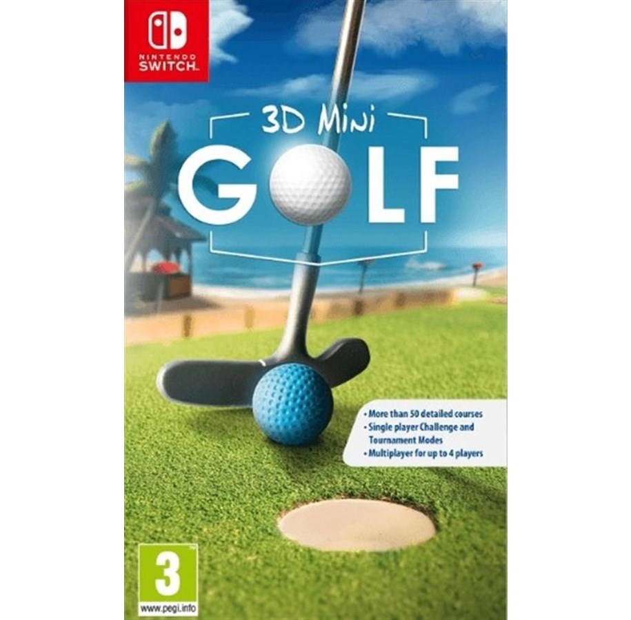 Pelit - 3D MiniGolf (Code in a Box) - Nintendo Switch - Simulaattori - 5390102520885