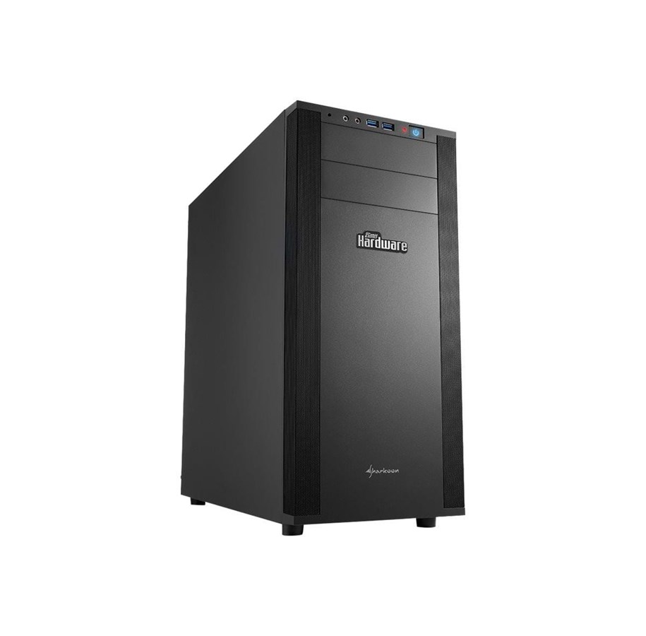 Kotelot - Sharkoon M25 Silent - PCGH Edition - miditower - ATX - Kotelot - Miditower - Musta - 4044951020720