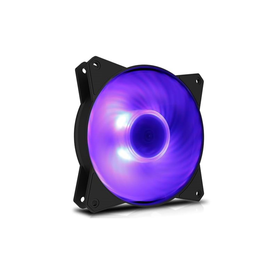 Kotelotuuletin - Cooler Master MasterFan MF120R RGB - Kotelotuuletin - 120mm - Musta RGB LED valolla - 31 dBA - R4-C1DS-20PC-R1
