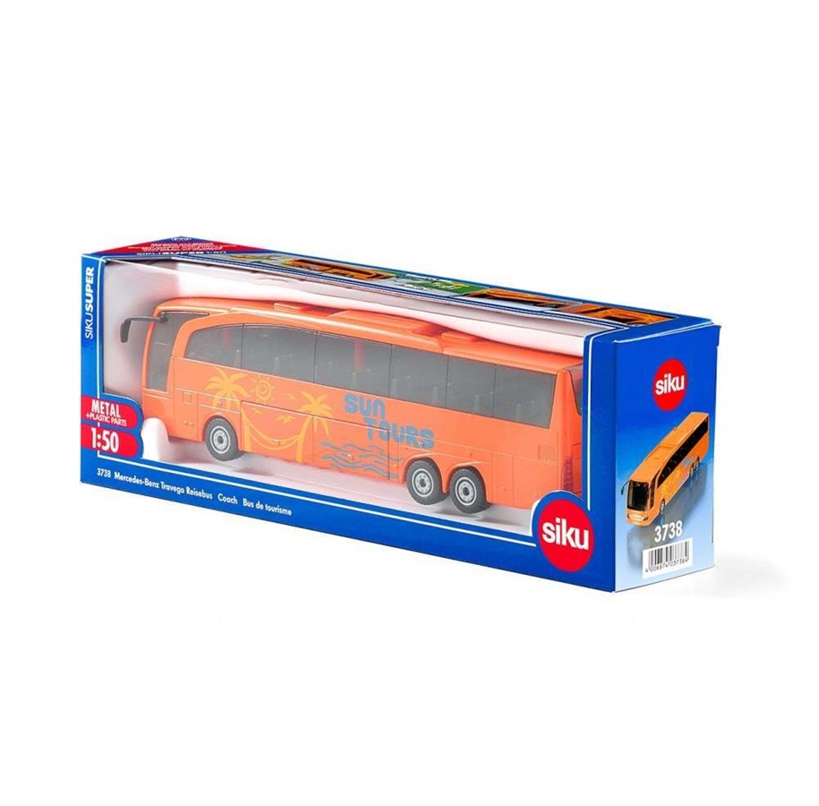 Leluautot - SIKU Mercedes Benz Travego Coach - 3738
