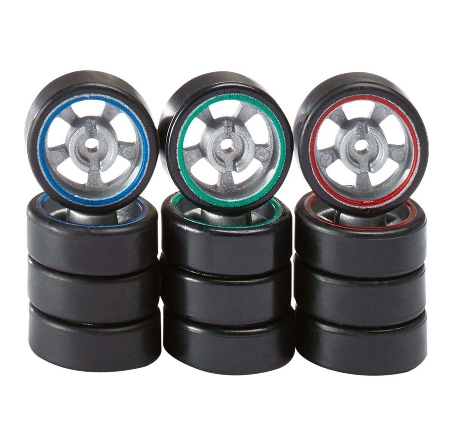 Autoradat - SIKU Tyre Set A 12 x Narrow Wheels - 6807