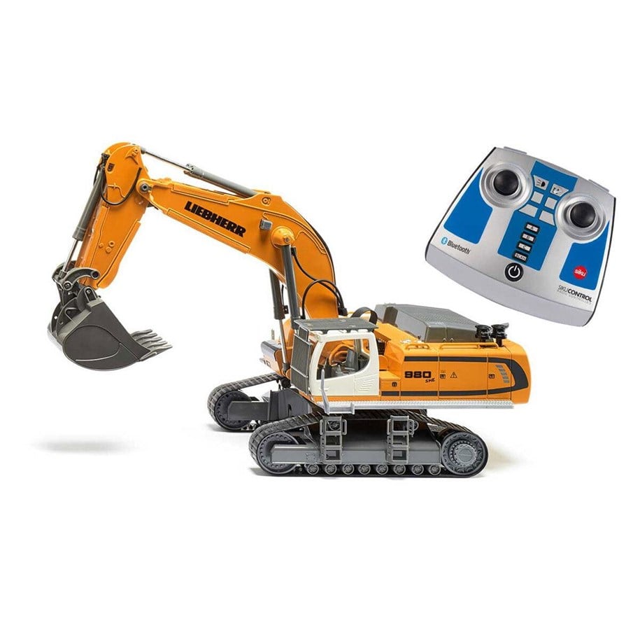 Kauko-ohjattavat - SIKU Liebher R980 Sme Crawler Excavator + Control - 6740