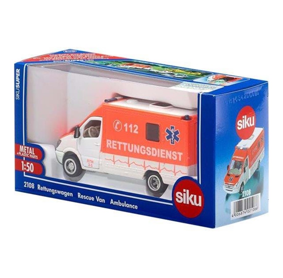 Leluautot - SIKU Rescue Van - 2108