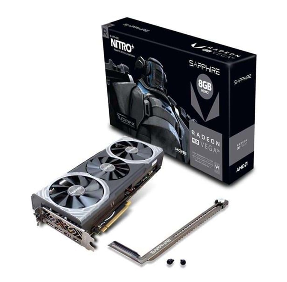 Näytönohjaimet - Sapphire Radeon RX VEGA 56 NITRO+ - 8GB HBM2 - Näytönohjaimet - 11276-01-40G
