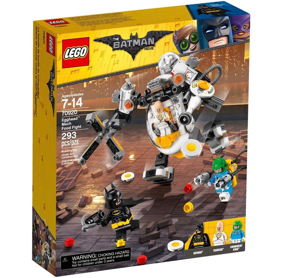 LEGO®  - LEGO Batman The Movie 70920 70920Egghead™ ja robottiruokasota - 70920