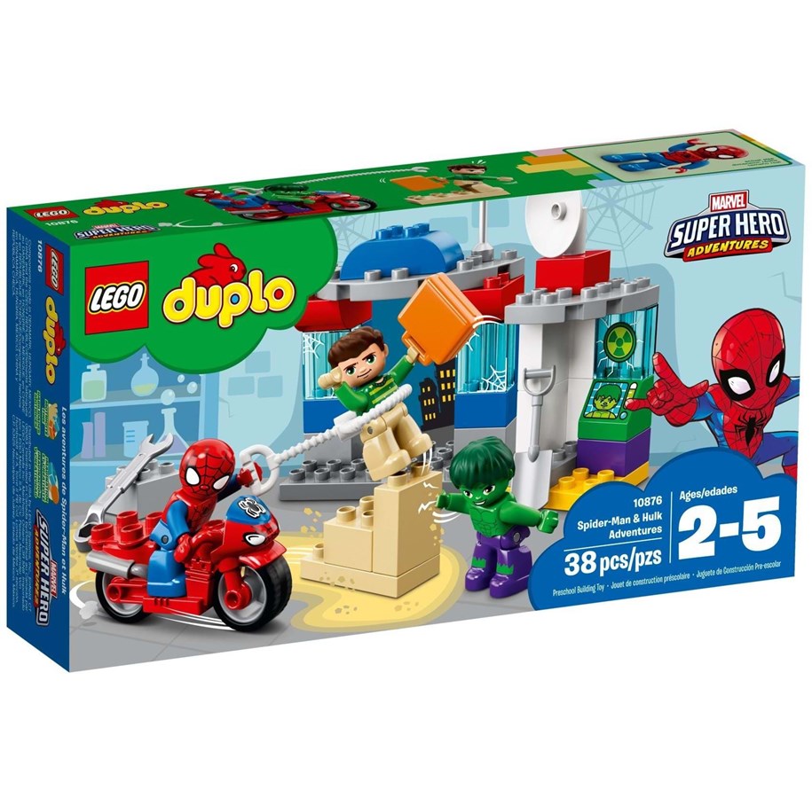 LEGO®  - LEGO DUPLO 10876 10876Spider-Manin ja Hulkin seikkailut - 10876