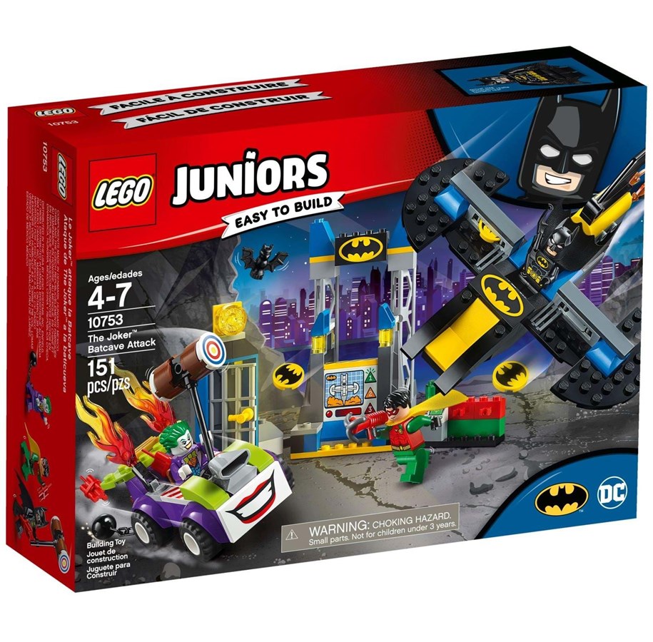LEGO®  - LEGO Juniors 10753 10753Jokerin™ hyökkäys Lepakkoluolaan - 10753