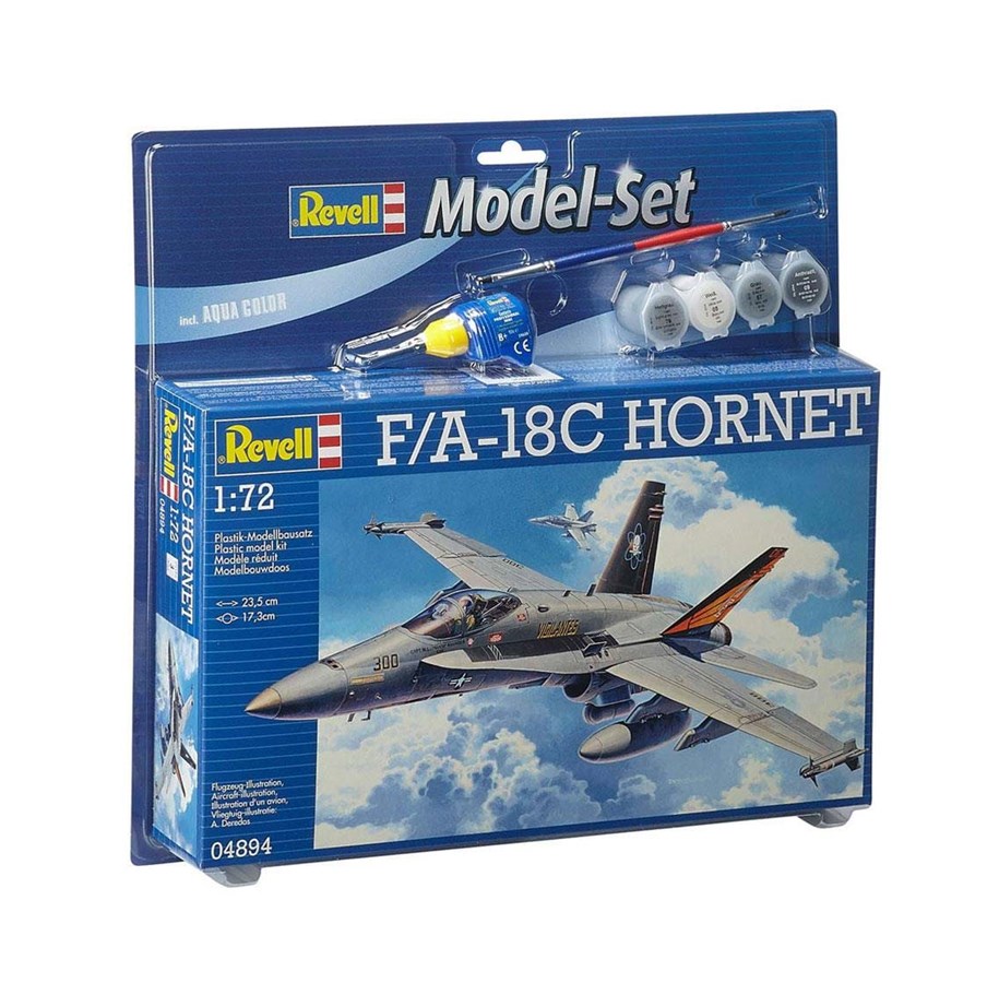 Pienoismallit - Revell Model Set F / A-18C Hornet - 64894