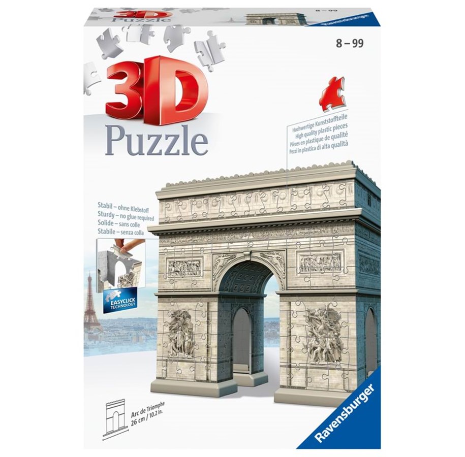Palapelit - Ravensburger 3D Puzzle Arc de Triomphe 3D Palapeli - 125142