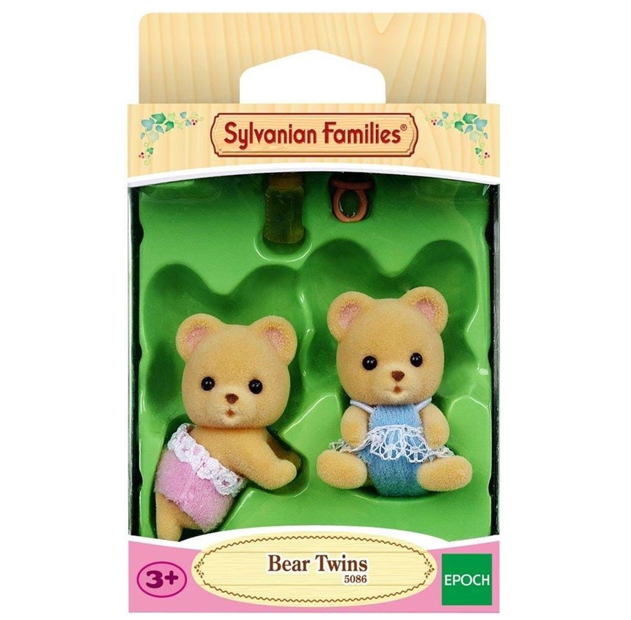 Nuket, pehmolelut ja oheistarvikkeet - Sylvanian Families Bear Twins - 5086