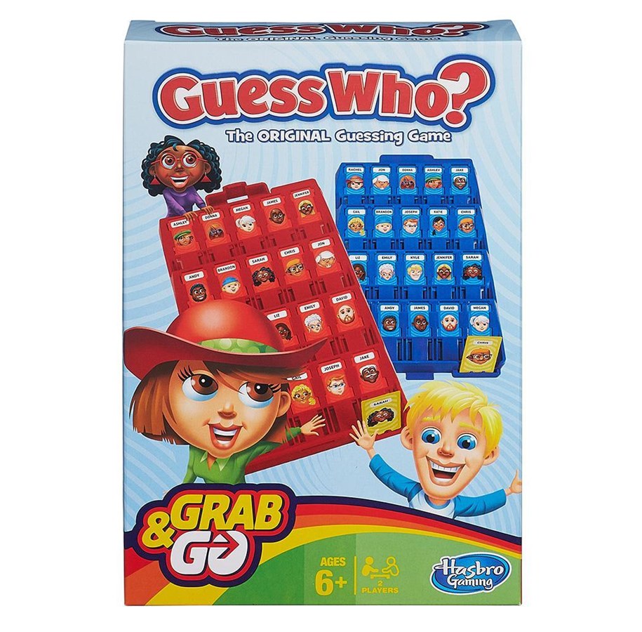 Lautapelit - Hasbro Guess Who Grab And GO-Travel - Arvaa kuka? -matkapeli - B12041792