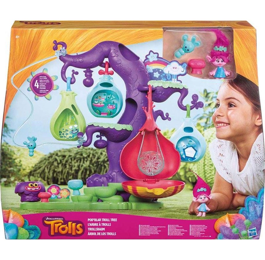 Nuket, pehmolelut ja oheistarvikkeet - Hasbro Troll Town Podular Tree - C1306EU60