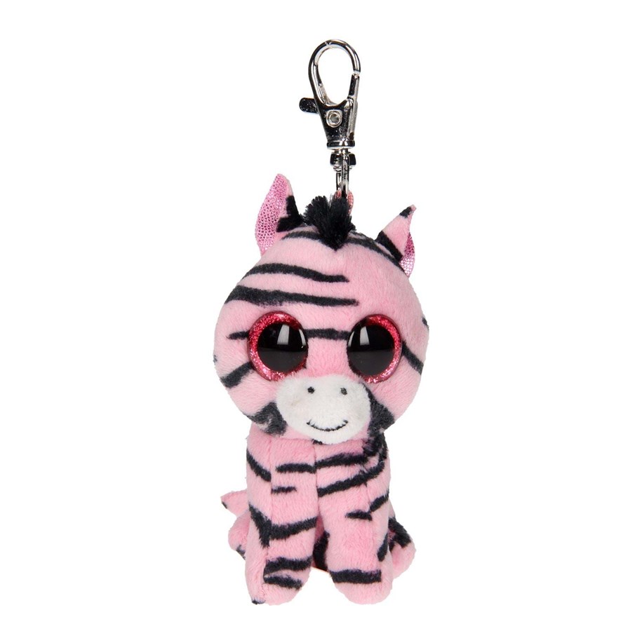 Nuket, pehmolelut ja oheistarvikkeet - Ty Beanie Boo Keychain Zebra-Zoey - 0895225