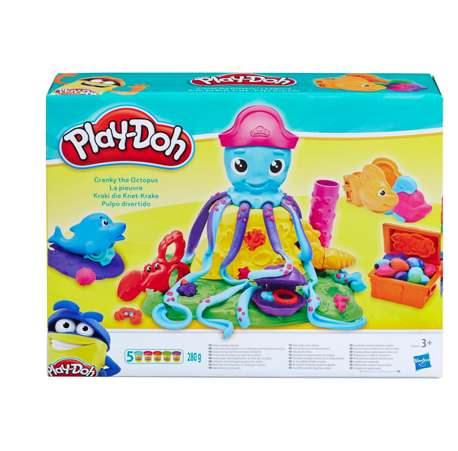 Rakennussarjat - Hasbro Play-Doh Cranky The Octopus - E0800