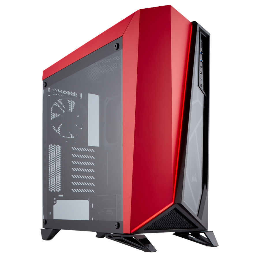 Kotelot - Corsair Carbide SPEC-Omega - Black / Red - Kotelot - Miditower - Punainen - CC-9011120-WW