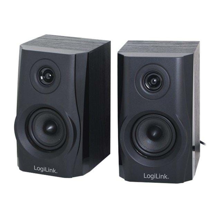Kaiuttimet - PC - LogiLink STEREOHØJTTALER LOGILINK - musta - SP0028