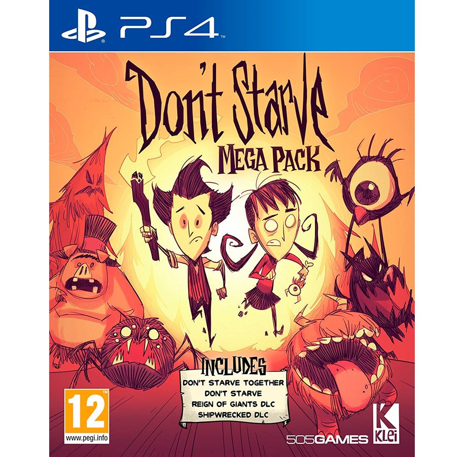 Pelit - Don't Starve Mega Pack - Sony PlayStation 4 - Toiminta - 8023171042015