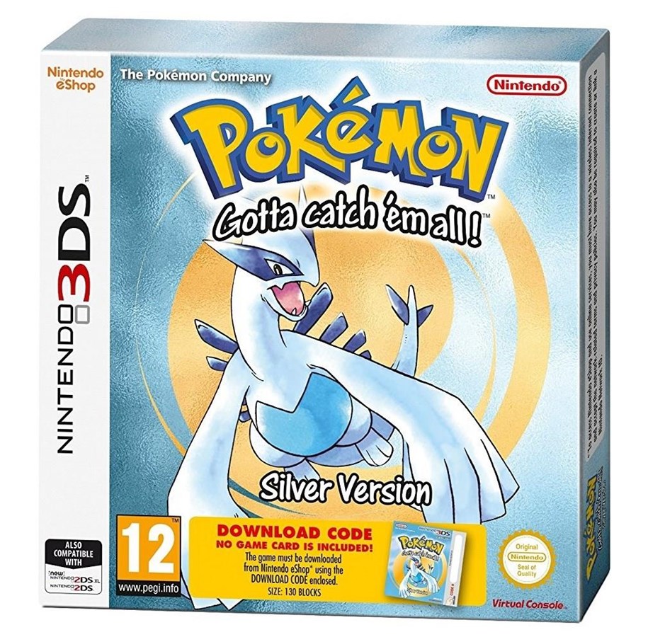 Pelit - Pokemon Silver - Nintendo 3DS - Seikkailu - 0045496475987
