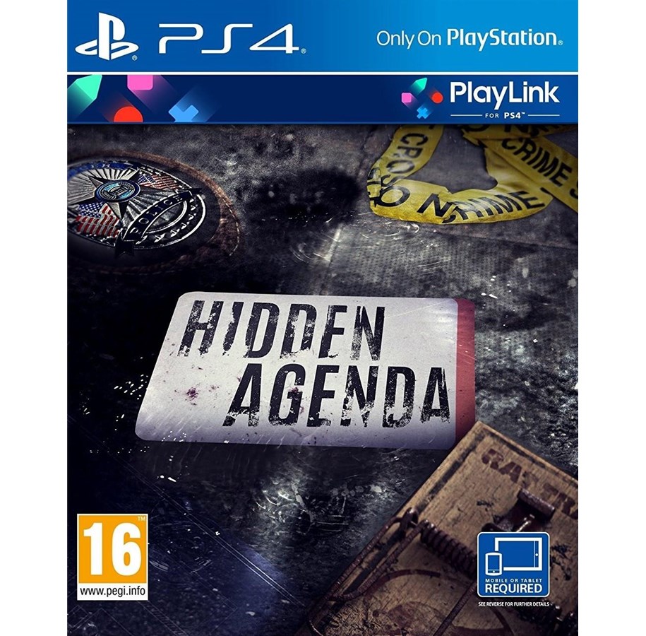 Pelit - Hidden Agenda - Sony PlayStation 4 - Toiminta - 0711719934561