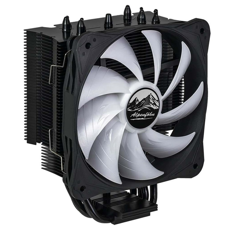 CPU-jäähdytys - Alpenföhn Ben Nevis Advanced Black RGB - CPU-ilmajäähdytin - Max 25 dBA - 84000000152