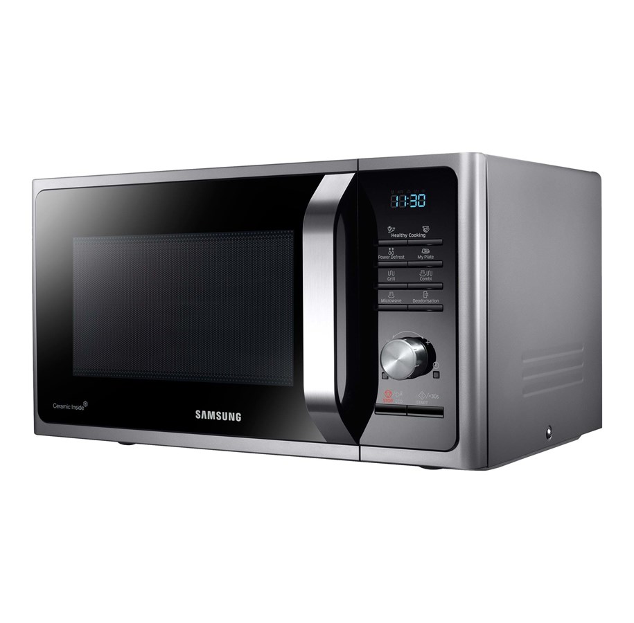 Mini- ja mikroaaltouunit - Samsung MG28F303TCS - mikrobølgeovn med grill - fritstående - sølv - MG28F303TCS/EG