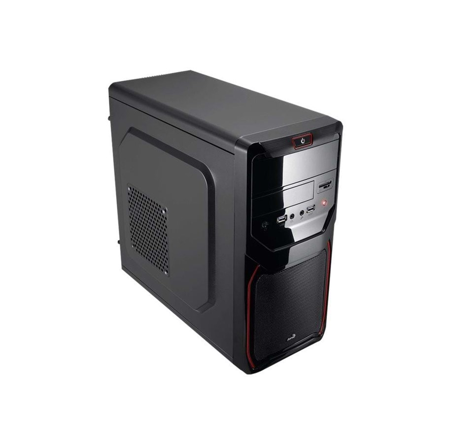 Kotelot - AeroCool QS-183 Advance Red - Kotelot - Miditower - Musta - Qs-183 Advance Red