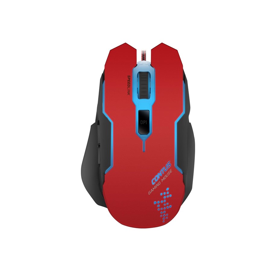 Hiiret - Speed-Link SPEEDLINK CONTUS Gaming Mouse - Hiiri - Optinen - 5 painiketta - Punainen - SL-680002-BKRD