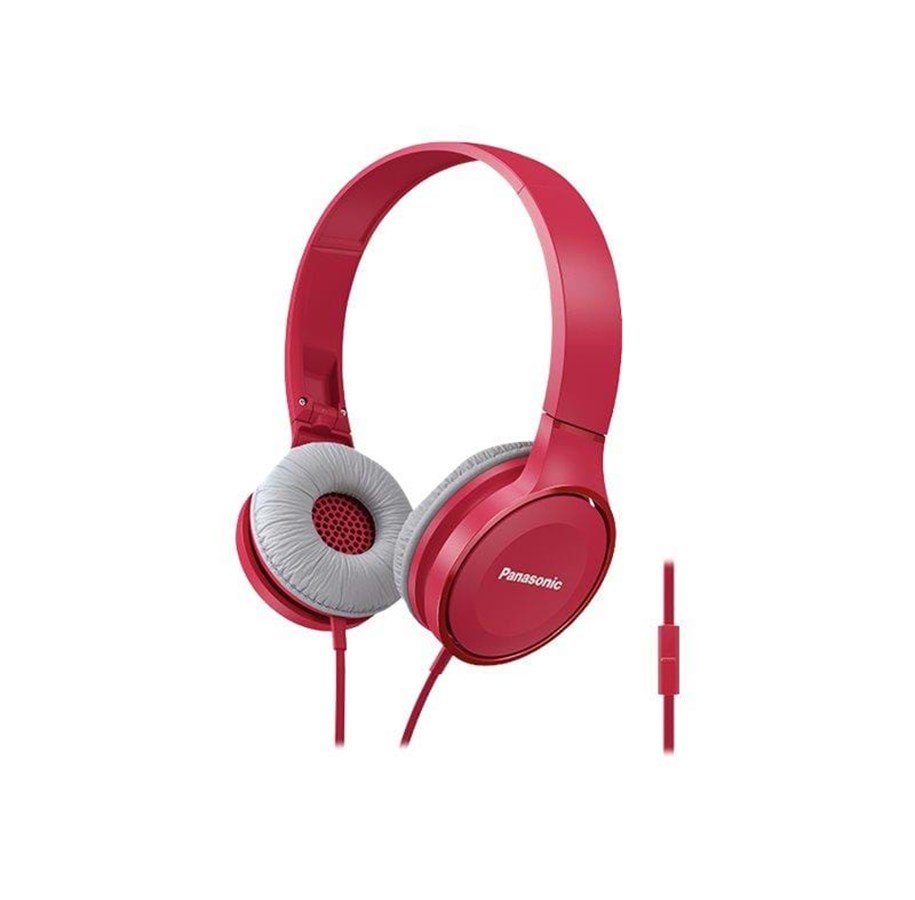 Kuulokkeet - Panasonic RP-HF100ME - hovedtelefoner med mik. - RP-HF100ME-P