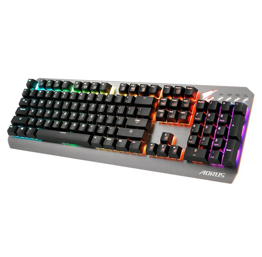 Näppäimistöt - GIGABYTE AORUS K7 - ND - Pelinäppäimistö - Pohjoismainen - Musta - AORUS K7-ND