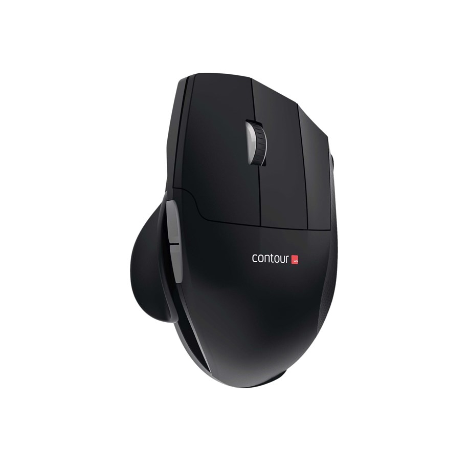 Hiiret - Contour UniMouse - Ergonominen hiiri - Optinen - 7 painiketta - Punainen - UNIMOUSE