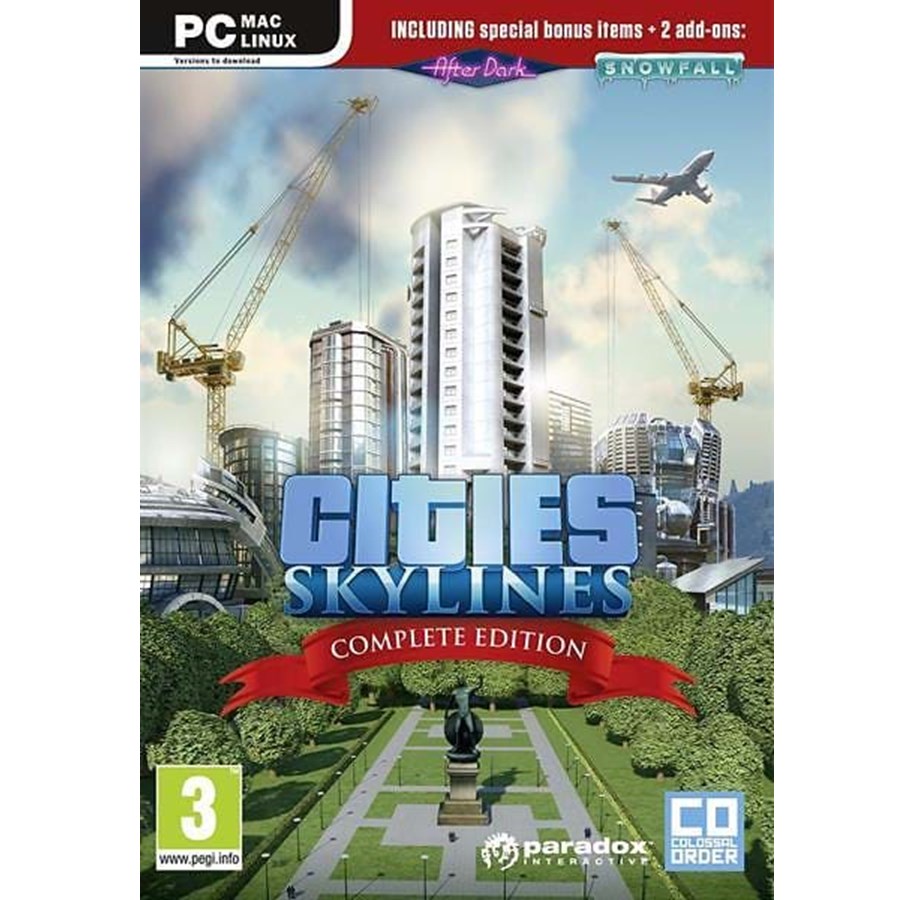 Pelit - Cities Skylines: Complete Edition - Windows - Simulaatio - 4020628832476