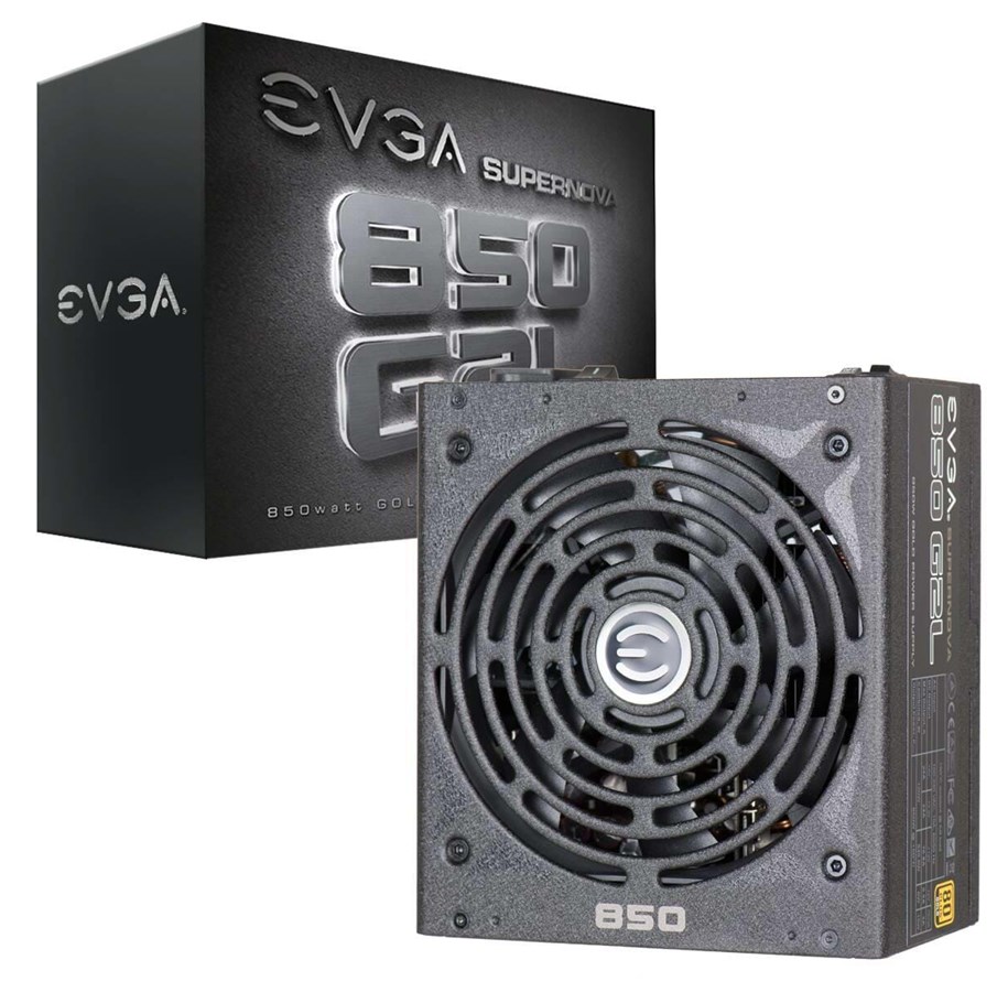 Virtalähde - EVGA SuperNOVA 850 G2L Virtalähde - 850 Watt - 135 mm - ATX - 80 Plus Kulta sertifioitu - 220-GL-0850-X2