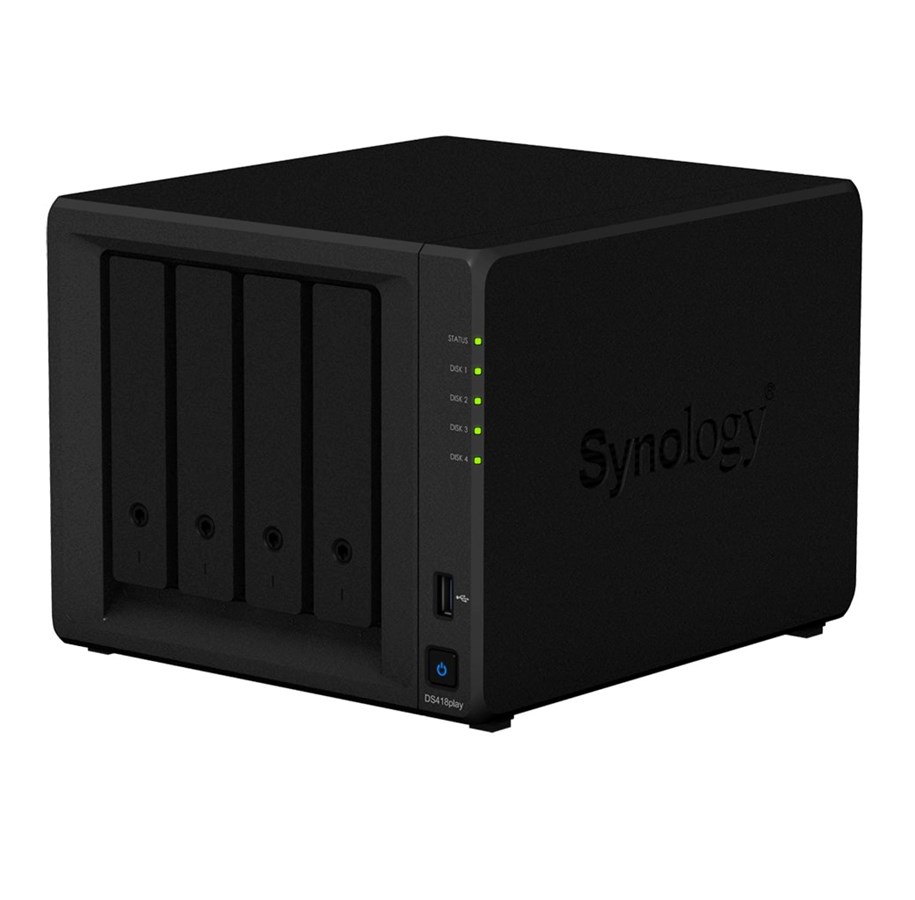 NAS-Palvelimet - Synology Disk Station DS418Play - NAS-Palvelimet - DS418PLAY