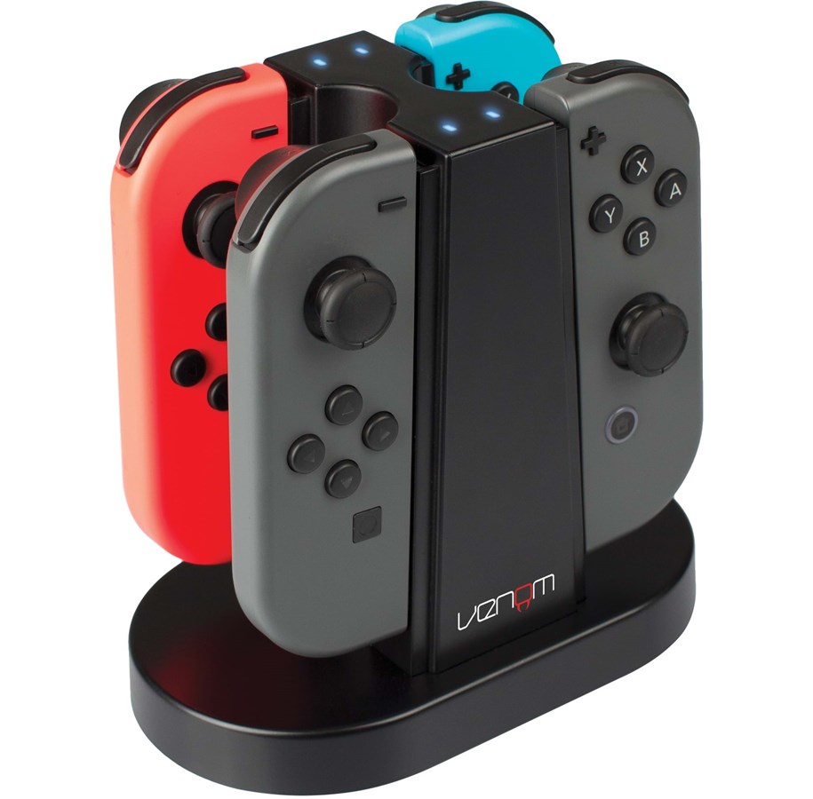 Pelit - lisävarusteet - Venom Charging Station - Wireless Lisävarusteet pelikonsoleille - Nintendo Switch - 5031300047964