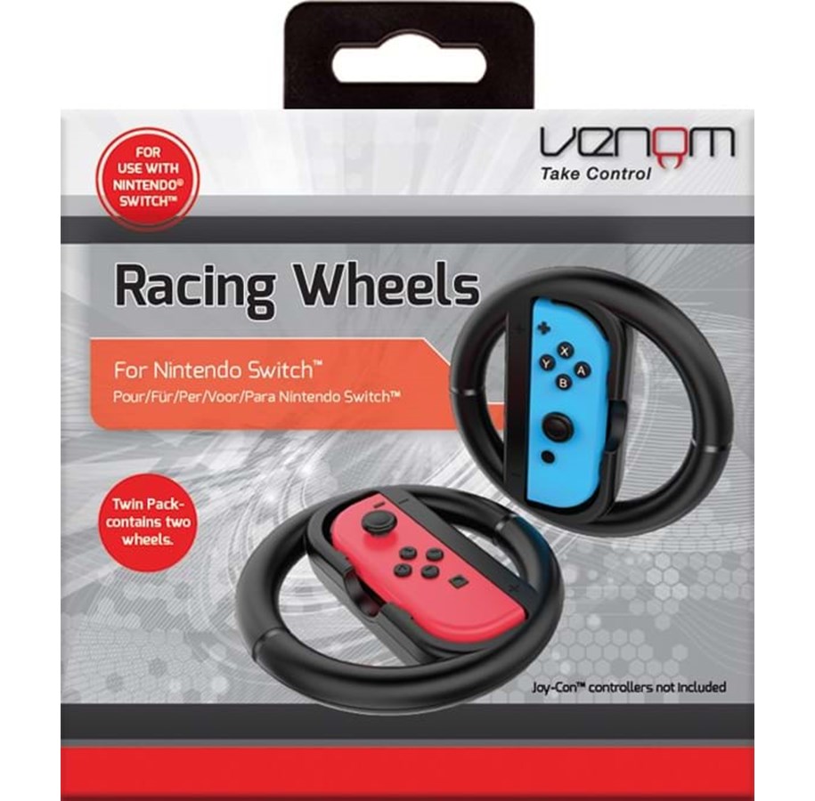 Pelit - lisävarusteet - Venom Racing Wheels - Miscellaneous Lisävarusteet pelikonsoleille - Nintendo Switch - 5031300047940